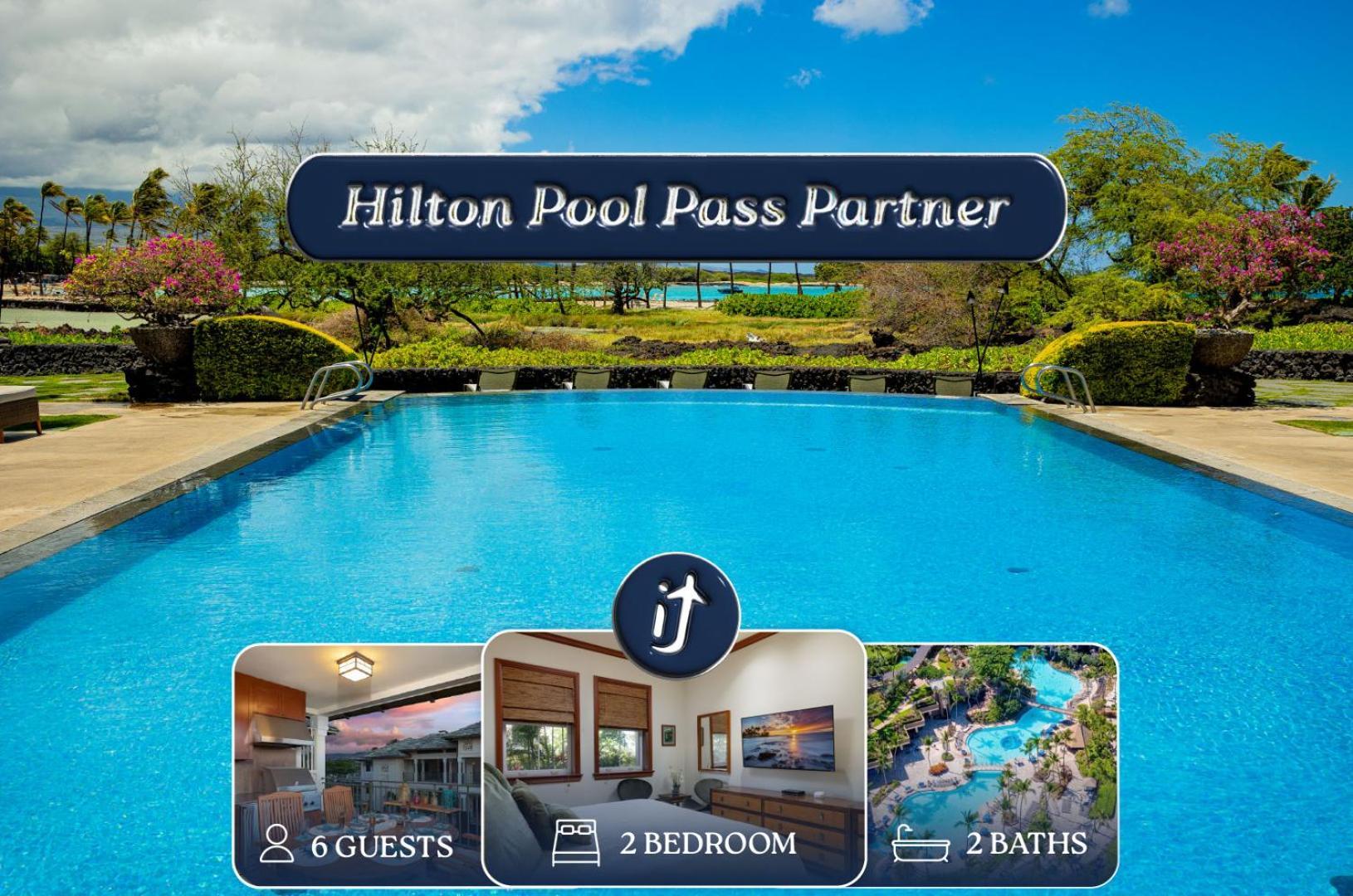Villa Hilton Pool Pass Included, Kolea - Luxe Penthouse Waikoloa Esterno foto